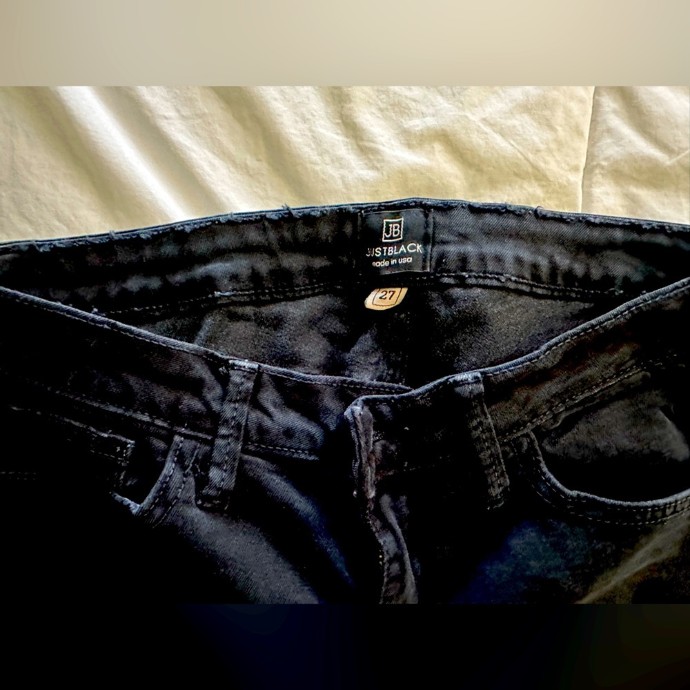 Distressed jeans
